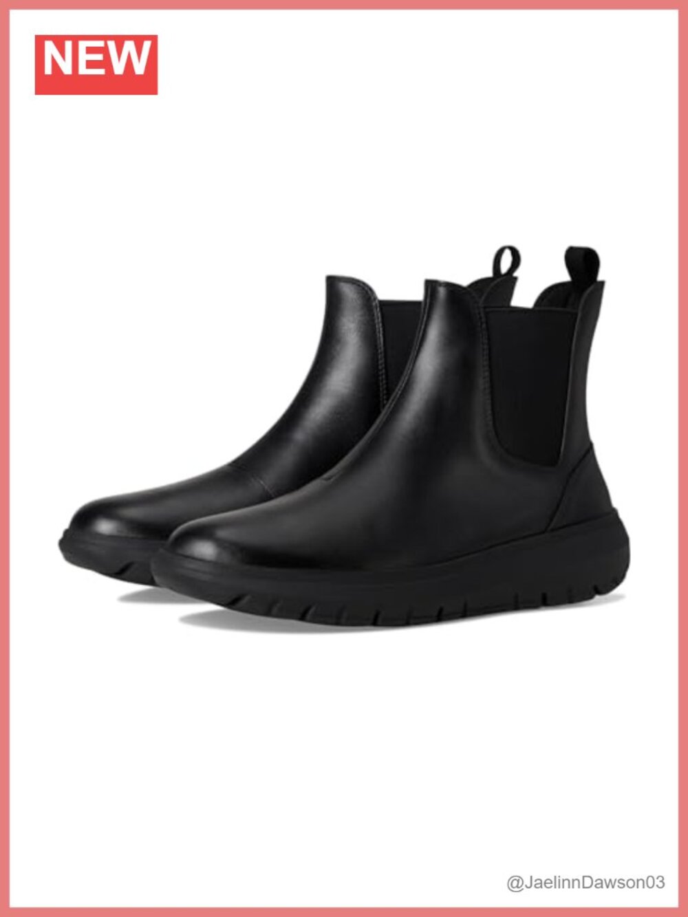 Waterproof Leather Ankle Chelsea Boots with EVA Sole - Women's